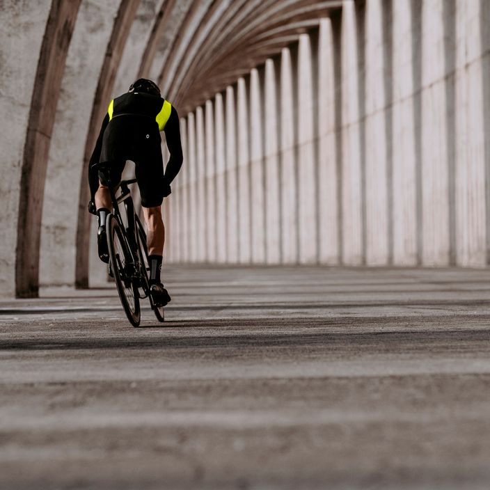 ASSOS Mille GTS C2 Primăvară Toamnă galben și negru jachetă de ciclism pentru bărbați 7