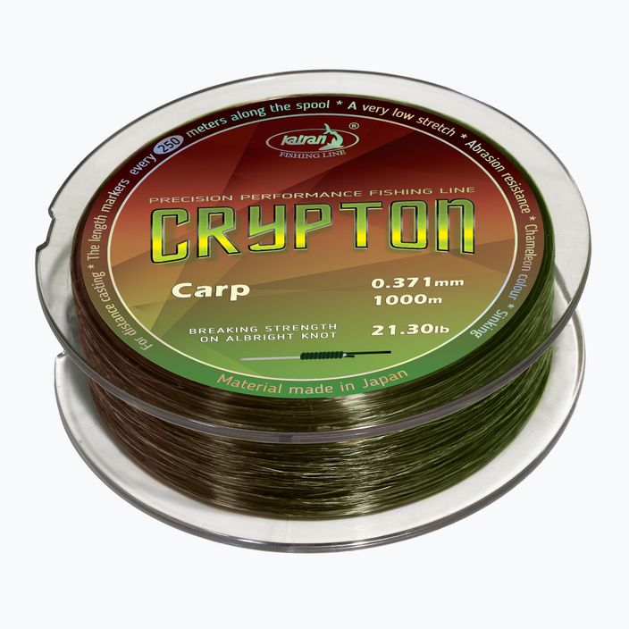Carp monofilament Katran Crypton Carp verde 5