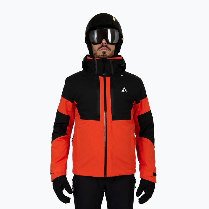 Jachetă de schi pentru bărbați Fischer Semmering roșie roșie roșie
