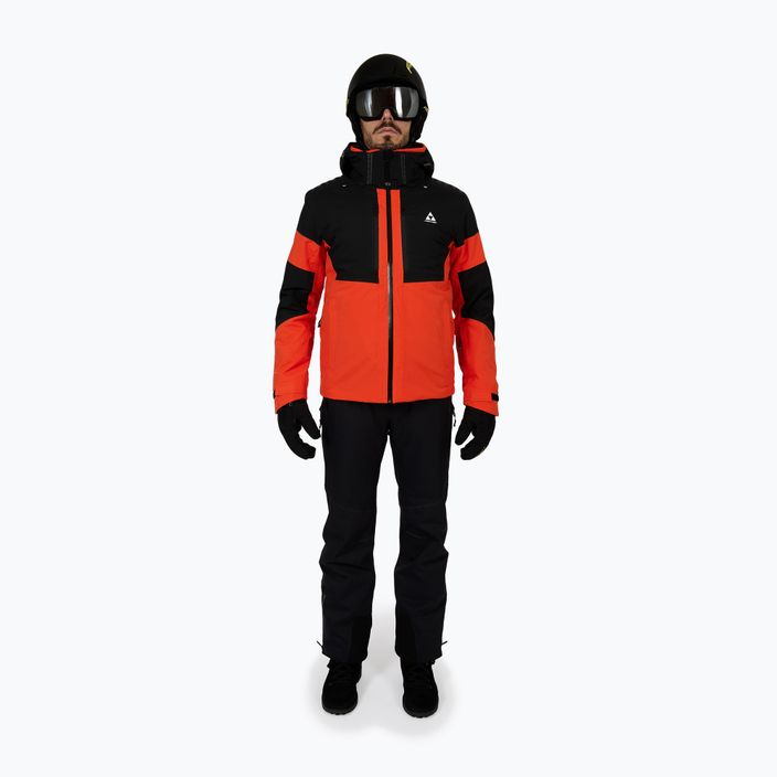 Jachetă de schi pentru bărbați Fischer Semmering roșie roșie roșie 2