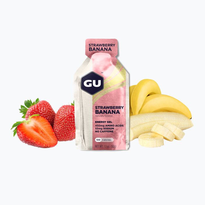 GU Energy Gel 32 g căpșuni/banană 2