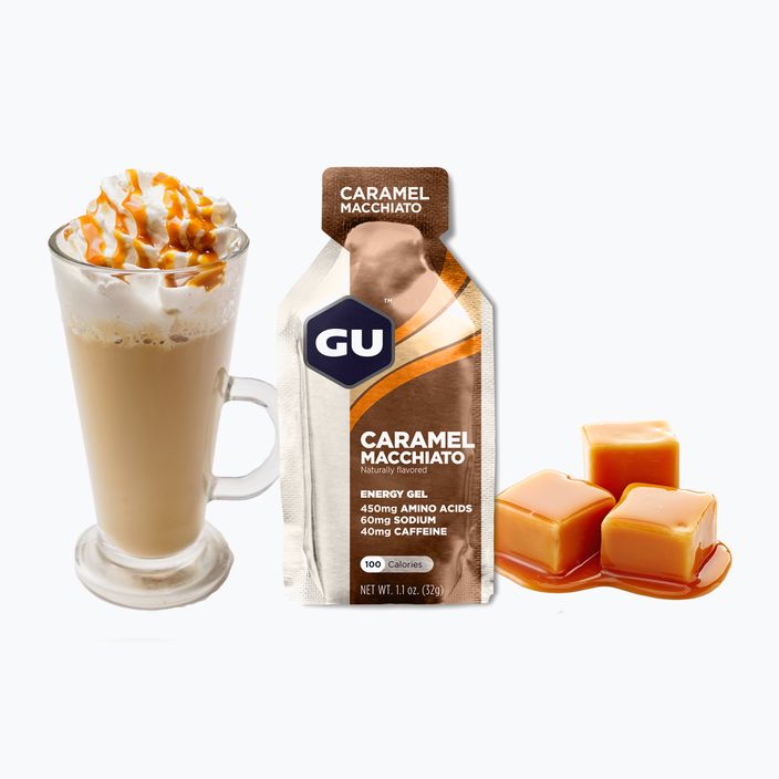 Gel energizant GU Energy Gel 32 g caramel/macchiato 2