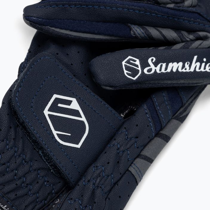 Mănuși de călărie Samshield V-Skin albastru marin 11717 4