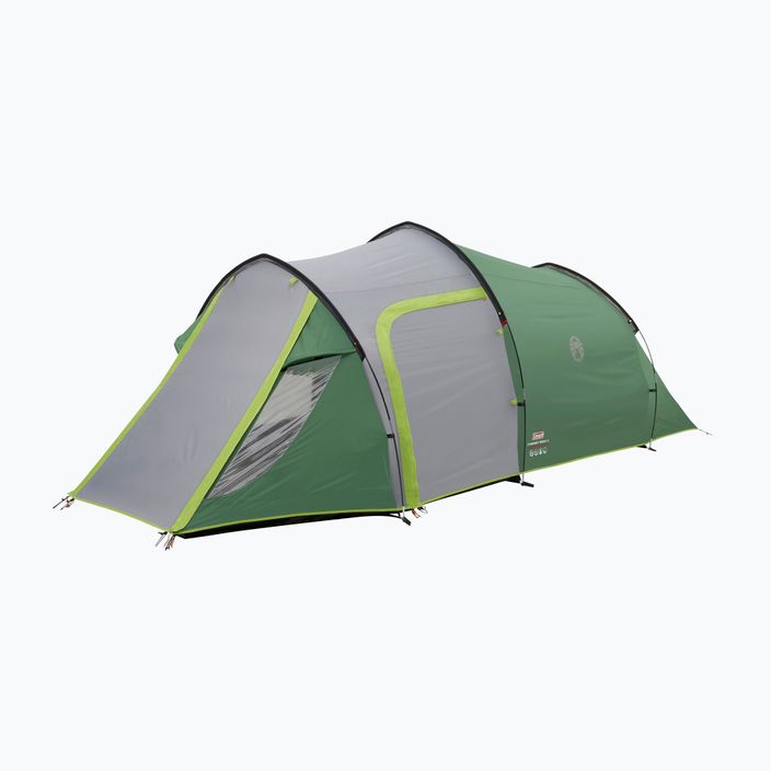 Cort de camping Coleman Chimney Rock 3 Plus pentru 3 persoane gri-verde 2000032117