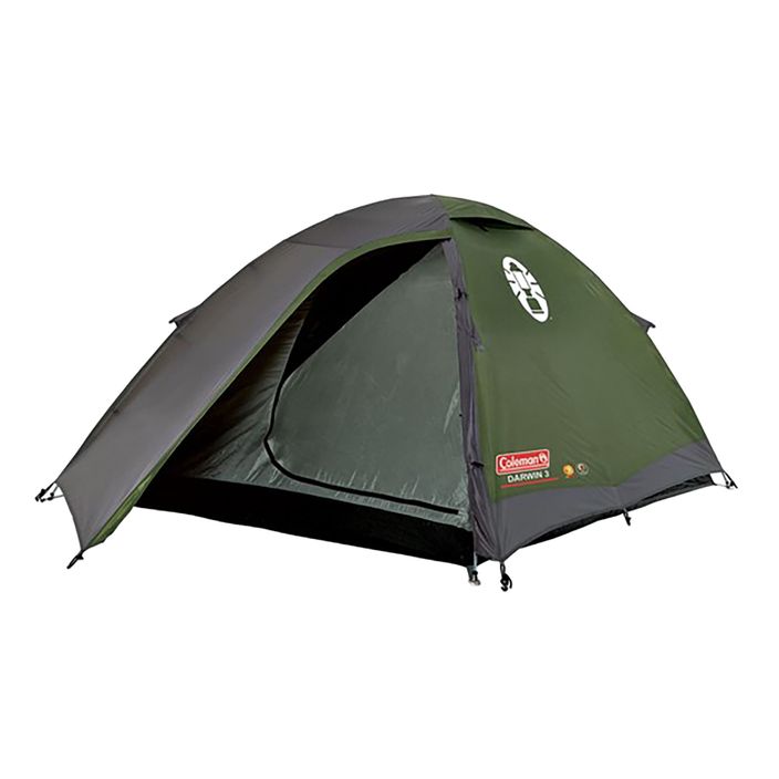 Coleman Darwin 3 corturi de camping pentru mai multe persoane, verde 2000038487 2