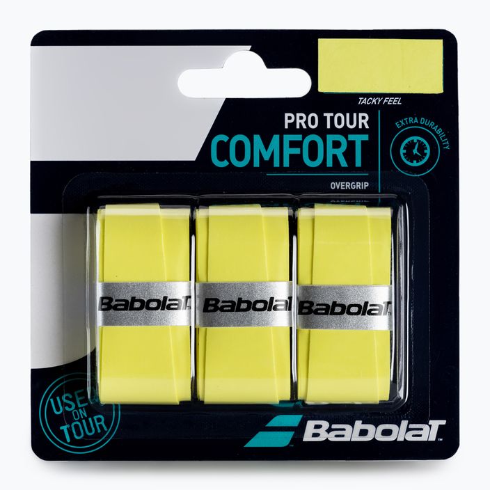 Înveliș BABOLAT Pro Tour X3 Pro Tour X3 Rachetă de tenis Pro Tour X3 Wraps galben 653037
