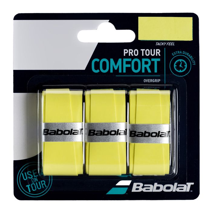 Înveliș BABOLAT Pro Tour X3 Pro Tour X3 Rachetă de tenis Pro Tour X3 Wraps galben 653037 2