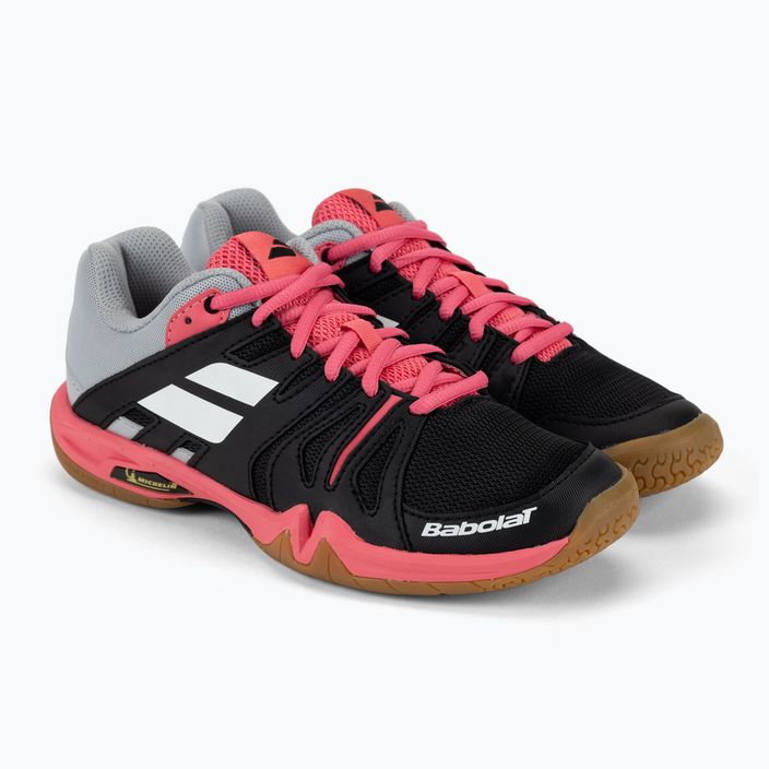 Pantofi de badminton pentru femei BABOLAT 22 Shadow Team negru/roz 31F2106 5