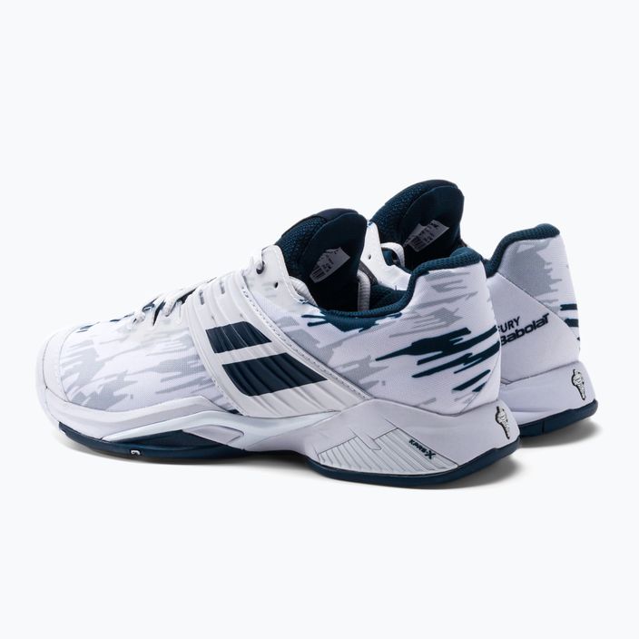 Pantofi de tenis pentru bărbați BABOLAT Propulse Fury AC alb 30S22208 2