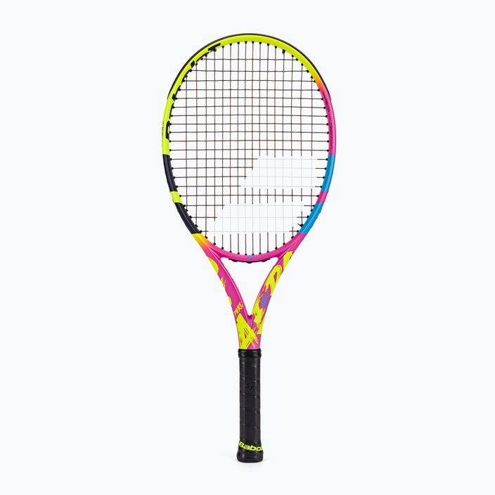 Rachetă de tenis Babolat Pure Aero Rafa 2gen pentru copii galben-roz 140469