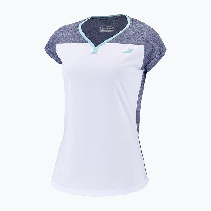 Babolat tricou de tenis pentru copii Play Crew Neck alb și albastru 3MTE011 2
