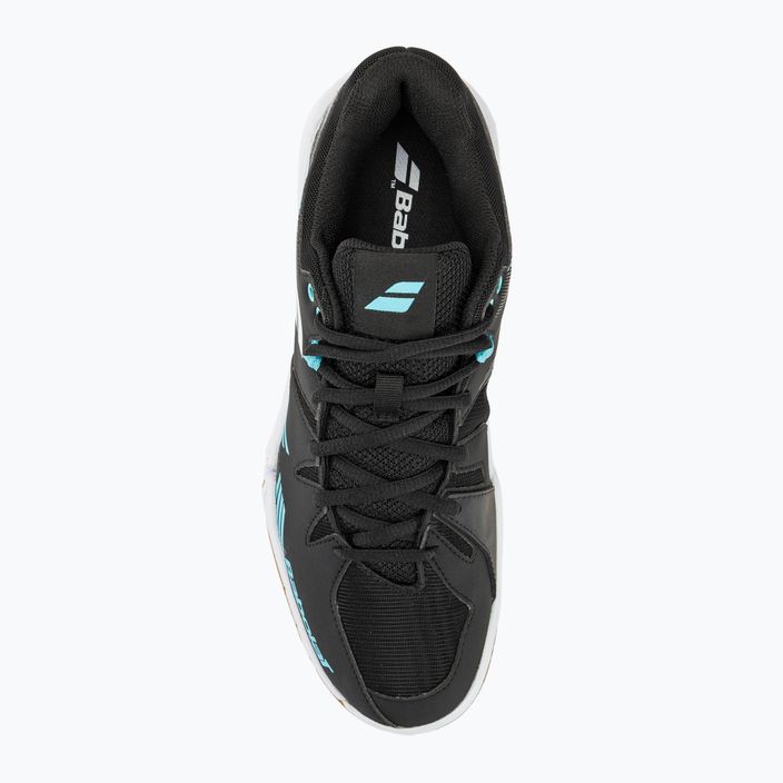 Încălțăminte de badminton pentru bărbați Babolat Shadow Spirit black/light blue 5