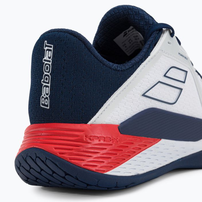 Babolat Propulse Fury 3 All Court, pantofi de tenis pentru bărbați, alb și albastru 30S23208 8