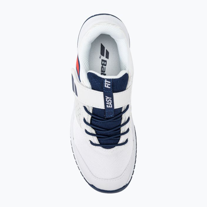 Babolat Pulsion All Court Kid pantofi de tenis alb/albastru de stat 6