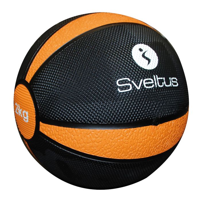 Minge medicinală Sveltus Medicine Ball 2 kg black/orange 2