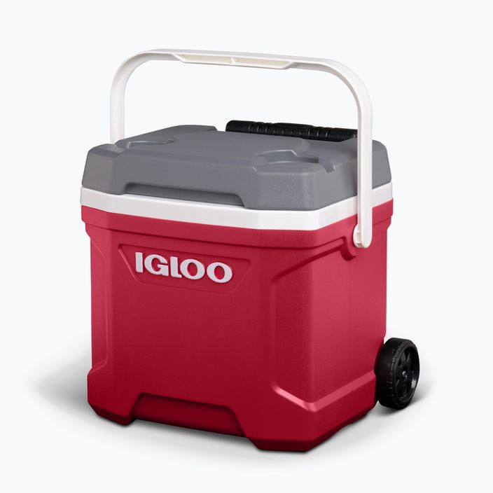 Frigider turistic Igloo Latitude 16 Qt Roller 15 l industrial red/ meteorite 3