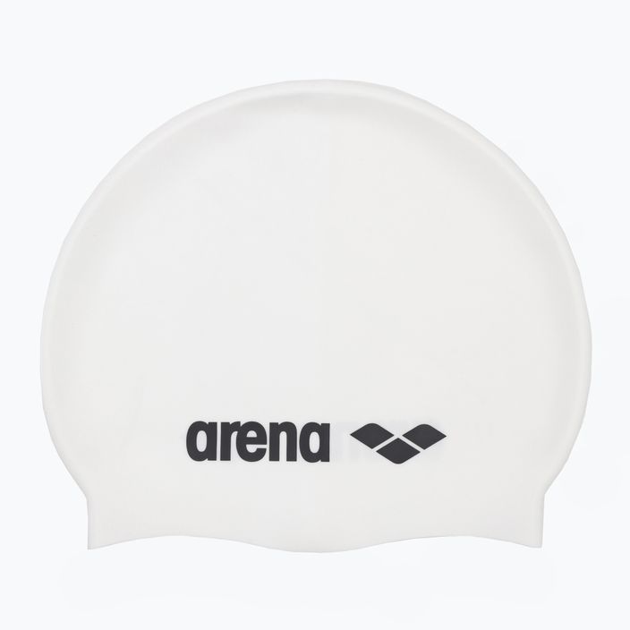 Șapcă de înot ARENA Classic Silicone alb 91662/15