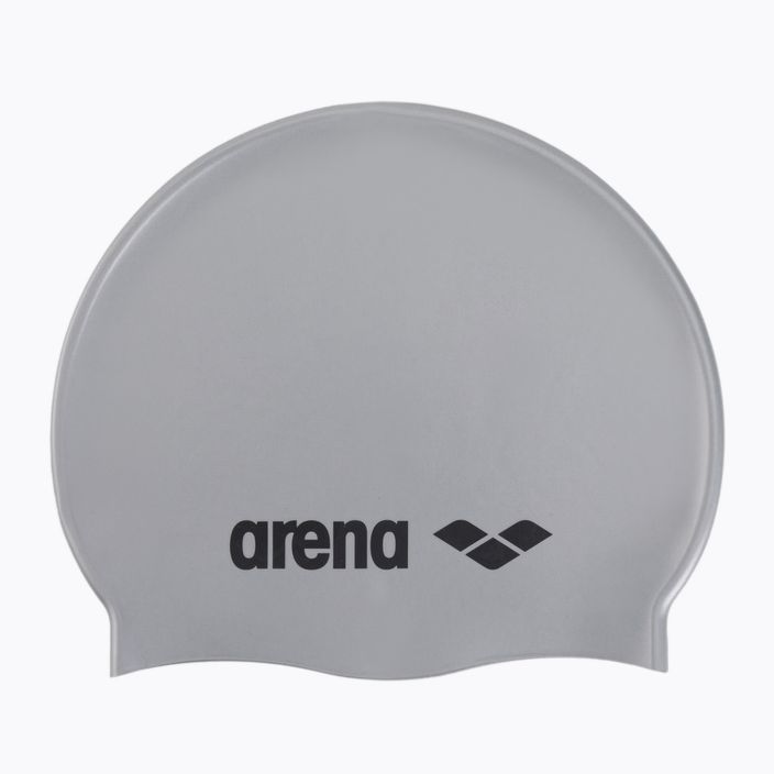 Șapcă de înot ARENA Classic Silicone Silver 91662/51