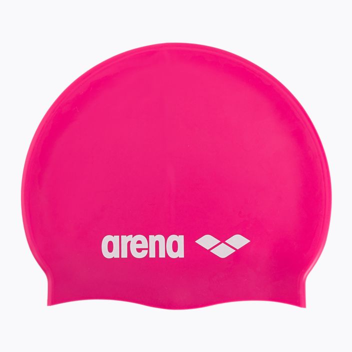 Șapcă de înot pentru copii ARENA Classic Silicone Pink 91662/91