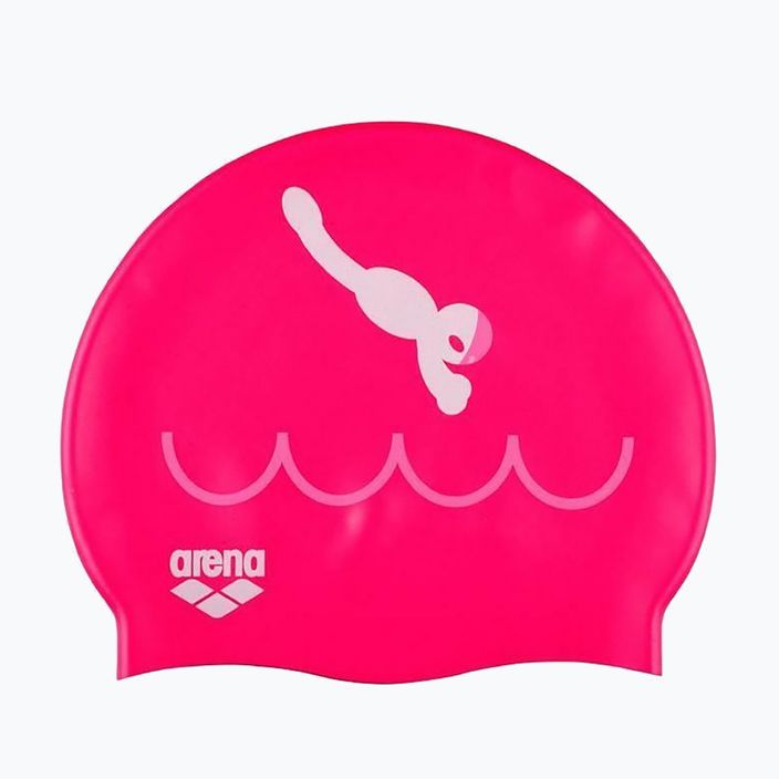 Șapcă de înot pentru copii arena Kun Cap roz 91552/24 2