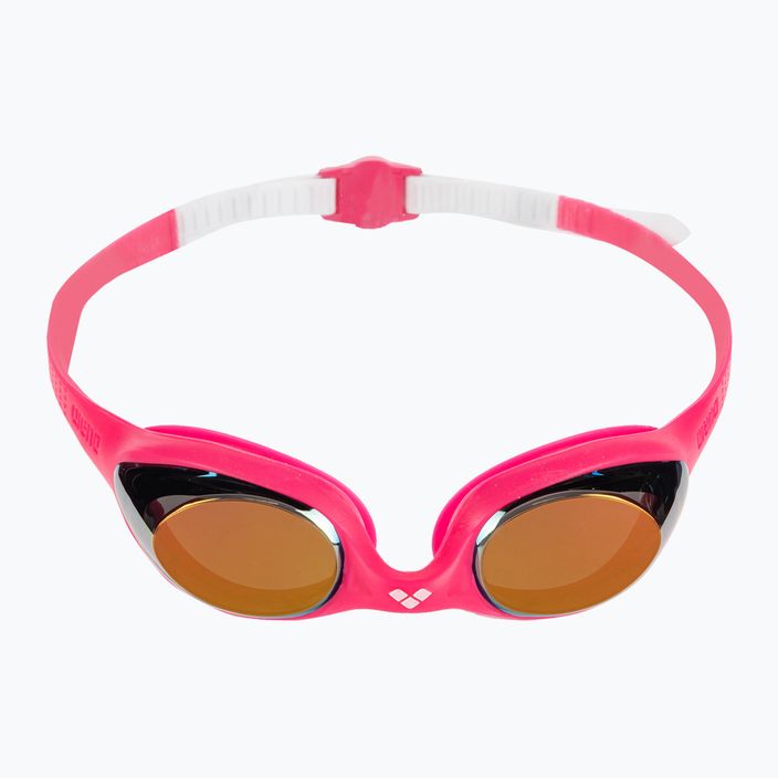 Ochelari de înot pentru copii arena Spider JR Mirror white/pink/fuchsia 2