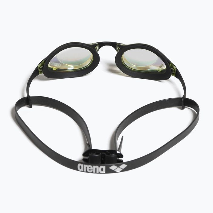 Ochelari de înot Arena Cobra Swipe Mirror galben cupru/negru 004196/350 7