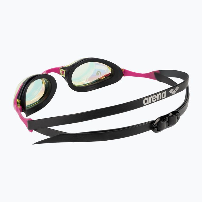 Ochelari de înot Arena Cobra Swipe Mirror galben cupru/roz 004196/390 4