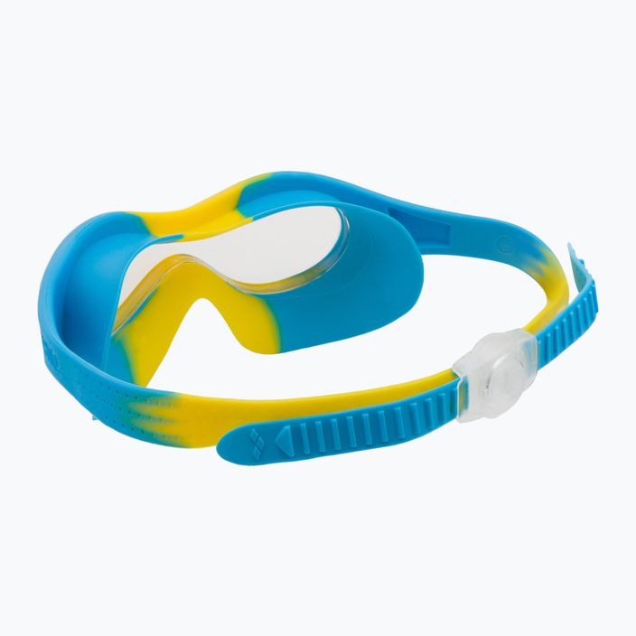 Mască de înot pentru copii ARENA Spider Mask albastru și galben 004287 4