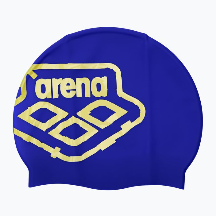 Șapcă de înot Arena Icons Team Stripe albastru 001463