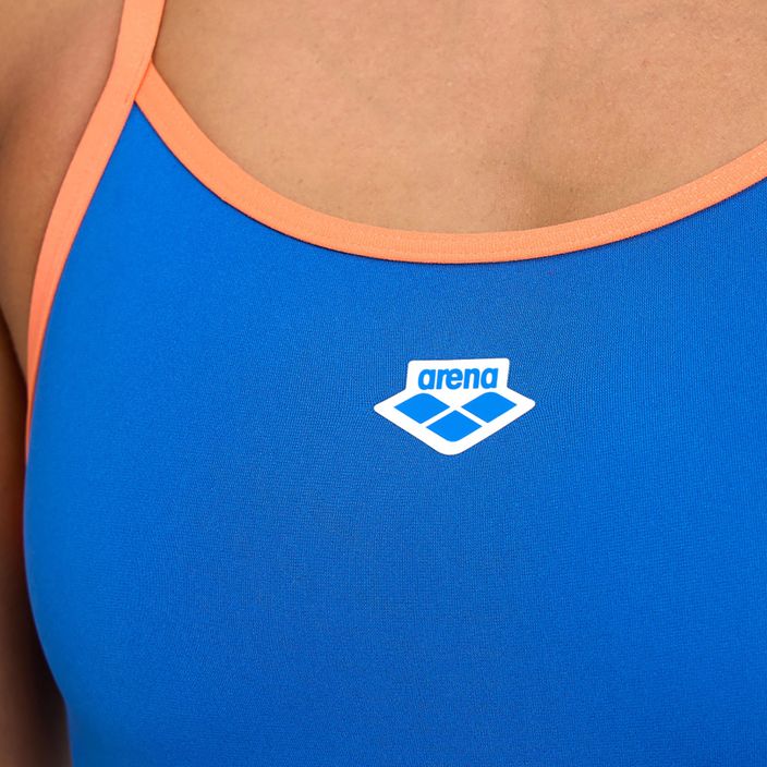 Costum de baie o piesă pentru femei arena Icons Super Fly Back Solid albastru/portocaliu 005036/751 8