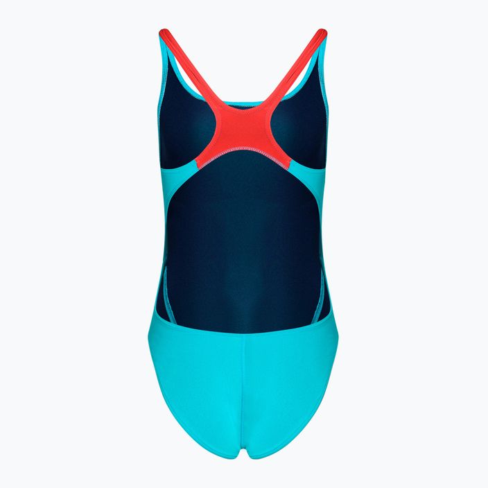 Costum de baie dintr-o bucată pentru femei  arena Team Swim Tech Solid albastru 004763/840 2