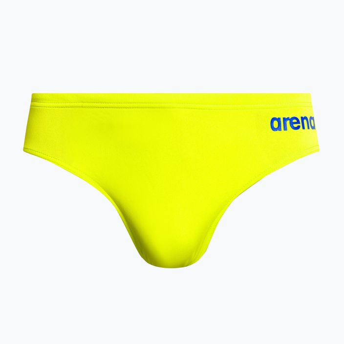 Slipuri pentru bărbați arena Team Swim Briefs Solid galben-albaștri 004773/680