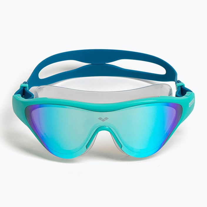 Mască de înot arena The One Mask Mirror blue/water/blue cosmo 2