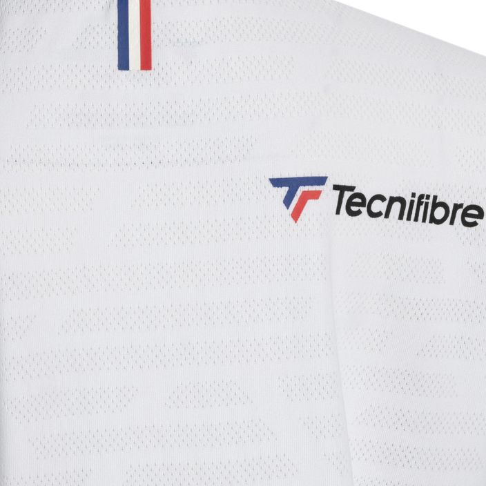 Tricoul de tenis pentru copii Tecnifibre Polo alb 22F3VE F3 4