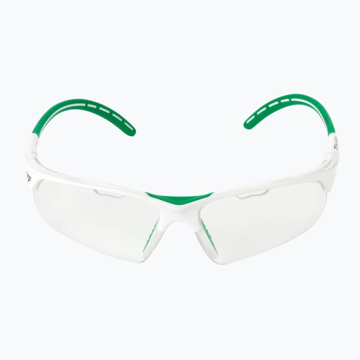 Tecnifibre ochelari de squash alb/verde 54SQGLWH21 3