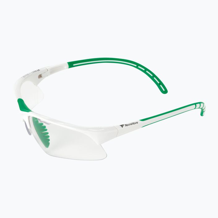 Tecnifibre ochelari de squash alb/verde 54SQGLWH21 5