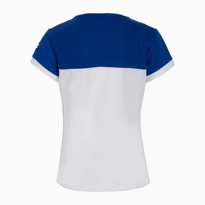 Tecnifibre Stretch alb și albastru tricou de tenis pentru copii 22LAF1 F1 2