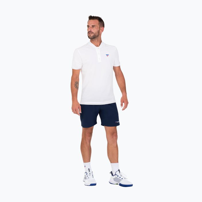 Tricou de tenis pentru bărbați Tecnifibre Polo Pique alb 25POlOPIQ 3