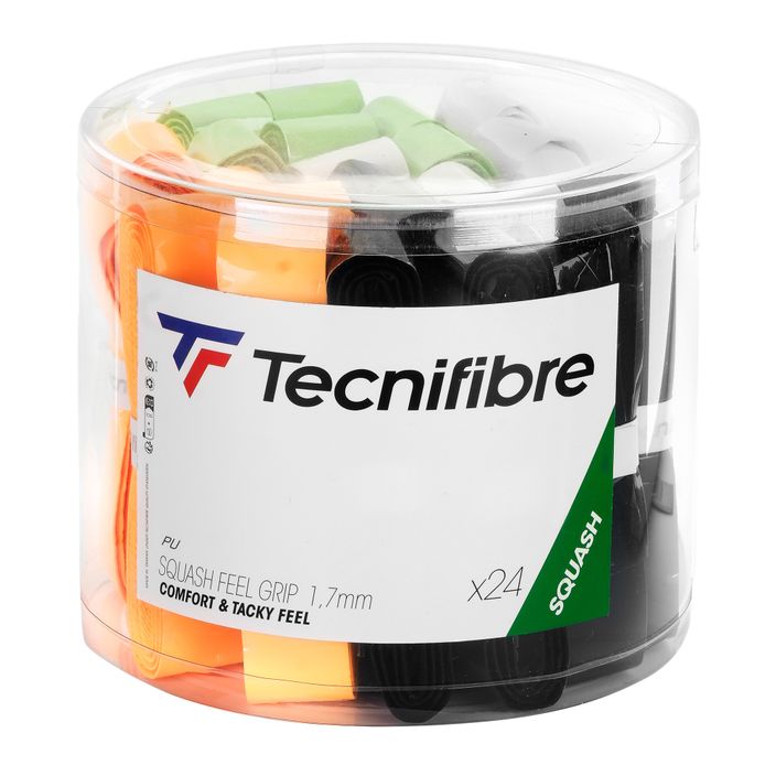 Înveliș pentru rachetă de squash Tecnifibre Squash Feel Grip green 2