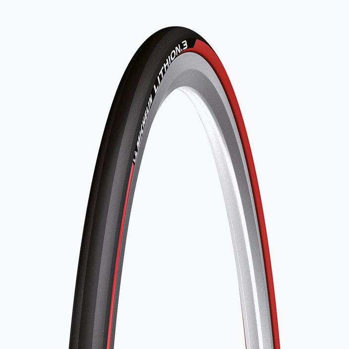 Anvelopă de bicicletă Michelin Lithion3 Ts Kevlar Performance Line roșie 432310 2