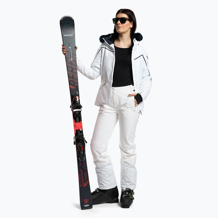 Pantaloni de schi pentru femei Rossignol Elite white 2