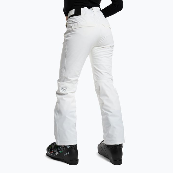 Pantaloni de schi pentru femei Rossignol Elite white 3