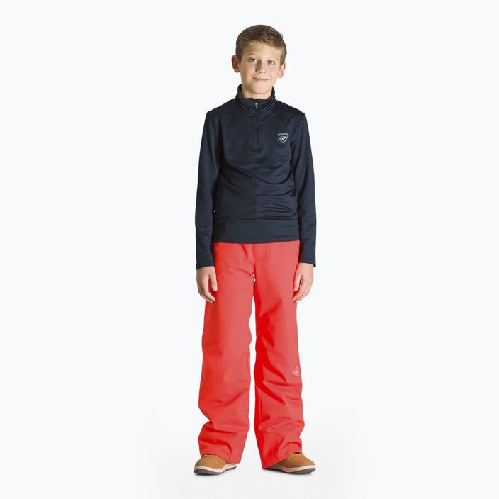 Rossignol Boy 1/2 Zip Warm Stretch pentru copii de schi pentru copii bluză de schi negru 3
