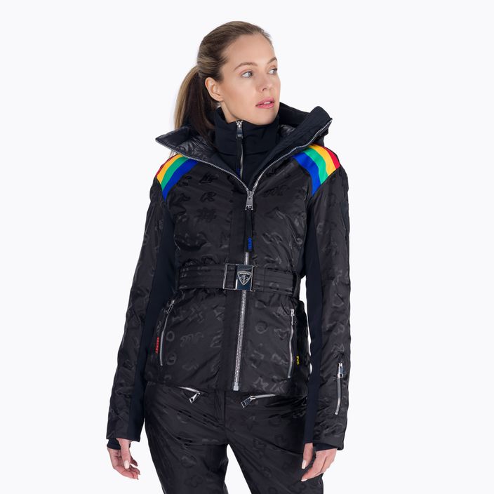 Jachetă de schi pentru femei Rossignol Rainbow, negru, RLJWJ28