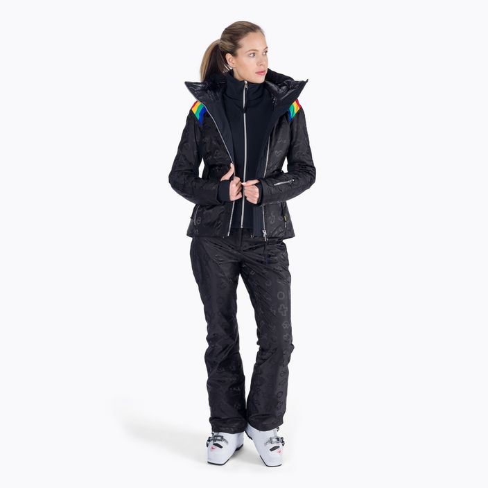 Pantaloni de schi pentru femei Rossignol Rainbow black 2