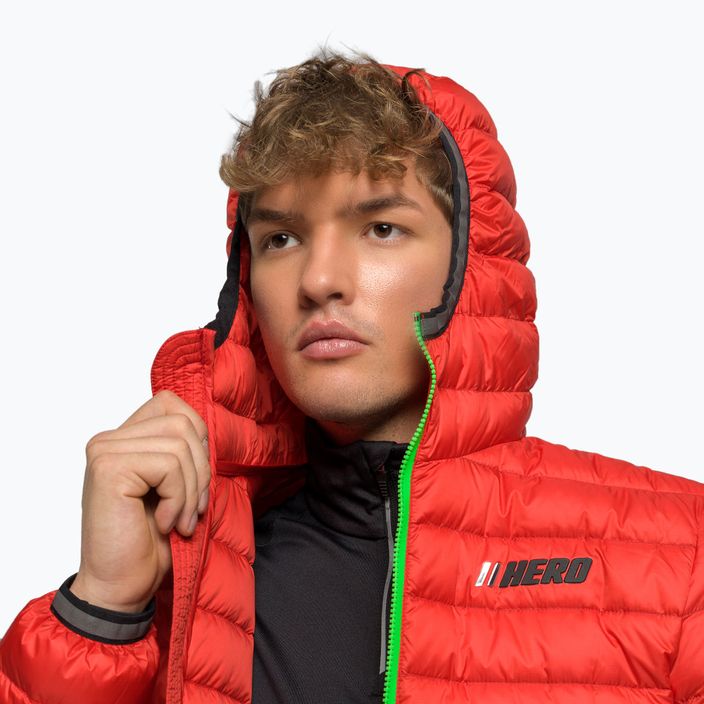 Jachetă de schi pentru bărbați Rossignol Verglas Hero Hood, roșu, RLJMJ83 8