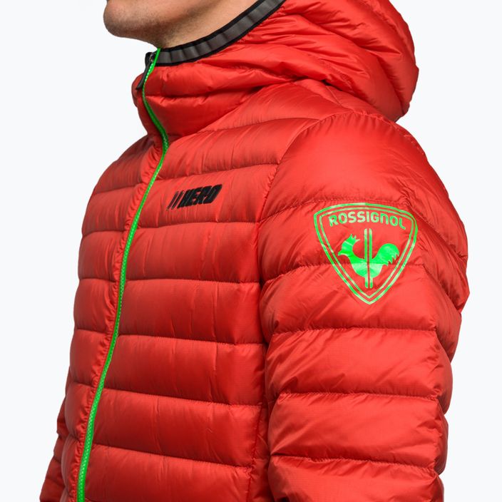 Jachetă de schi pentru bărbați Rossignol Verglas Hero Hood, roșu, RLJMJ83 14