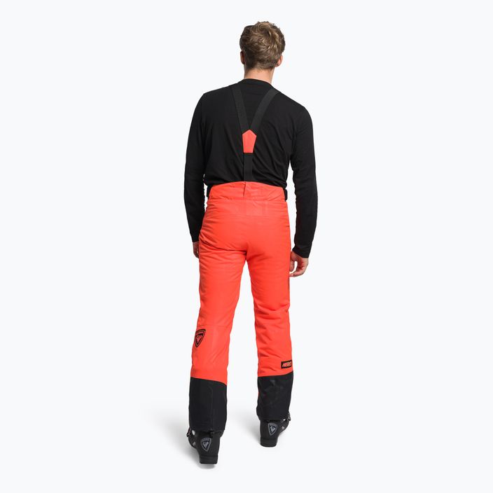 Pantaloni de schi pentru bărbați Rossignol Hero Ski neon red 4