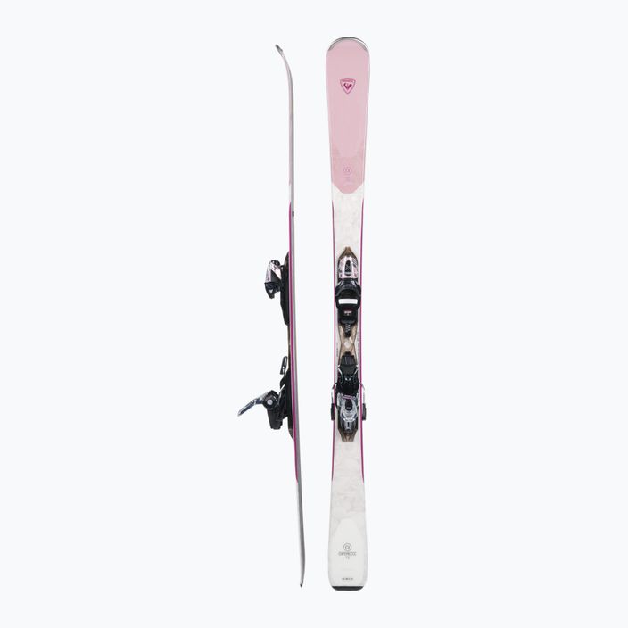 Schiuri de coborâre pentru femei Rossignol Experience 76 + XP10 pink/white 2