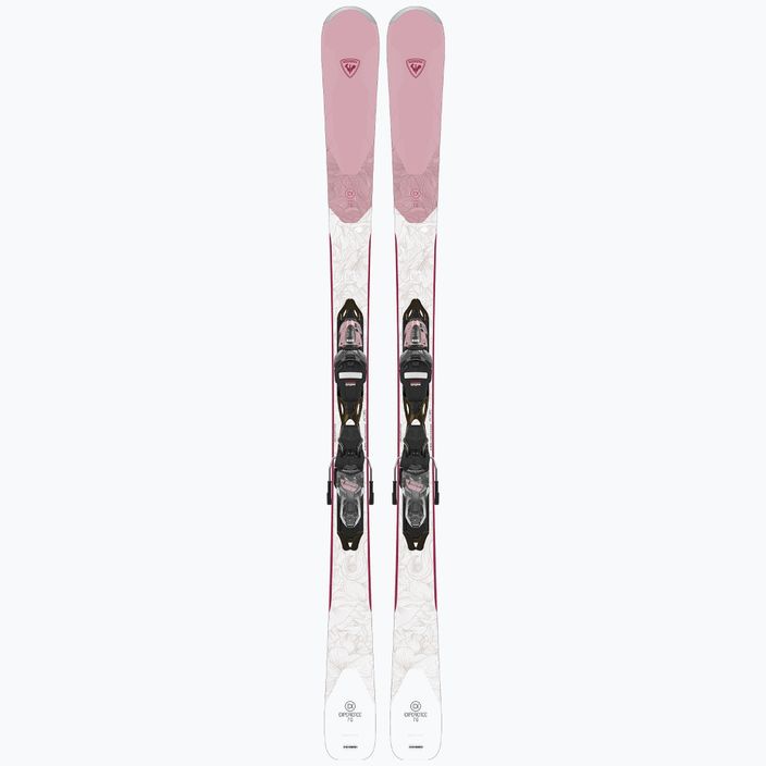 Schiuri de coborâre pentru femei Rossignol Experience 76 + XP10 pink/white 10